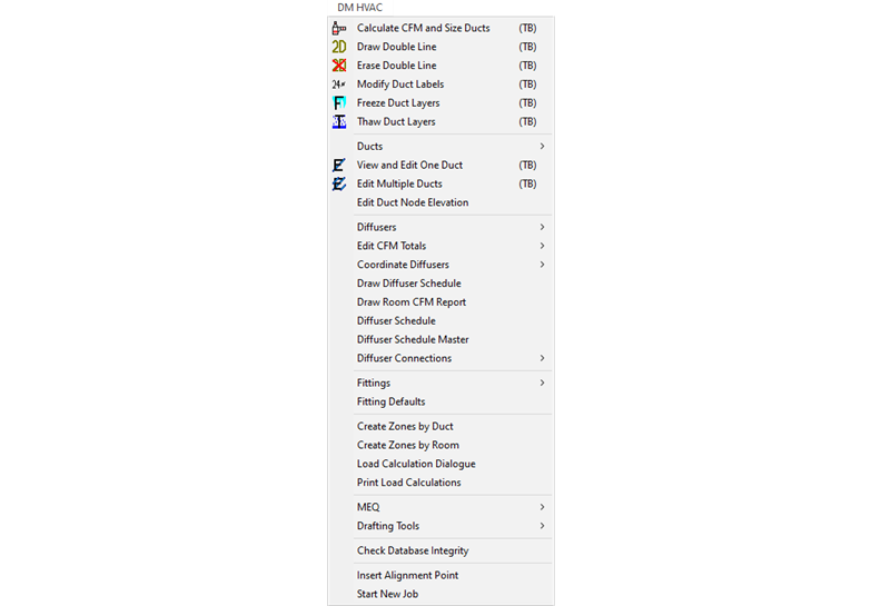 Design Master HVAC toolbar in Revit