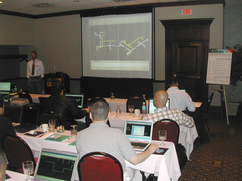 Design Master Software at an industry conference